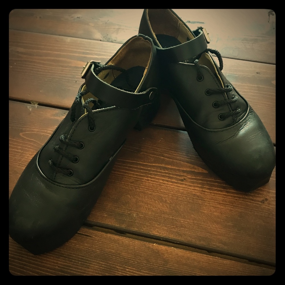 Irish Dance Black Sole Fay’s Ultra Flexi Hardshoes